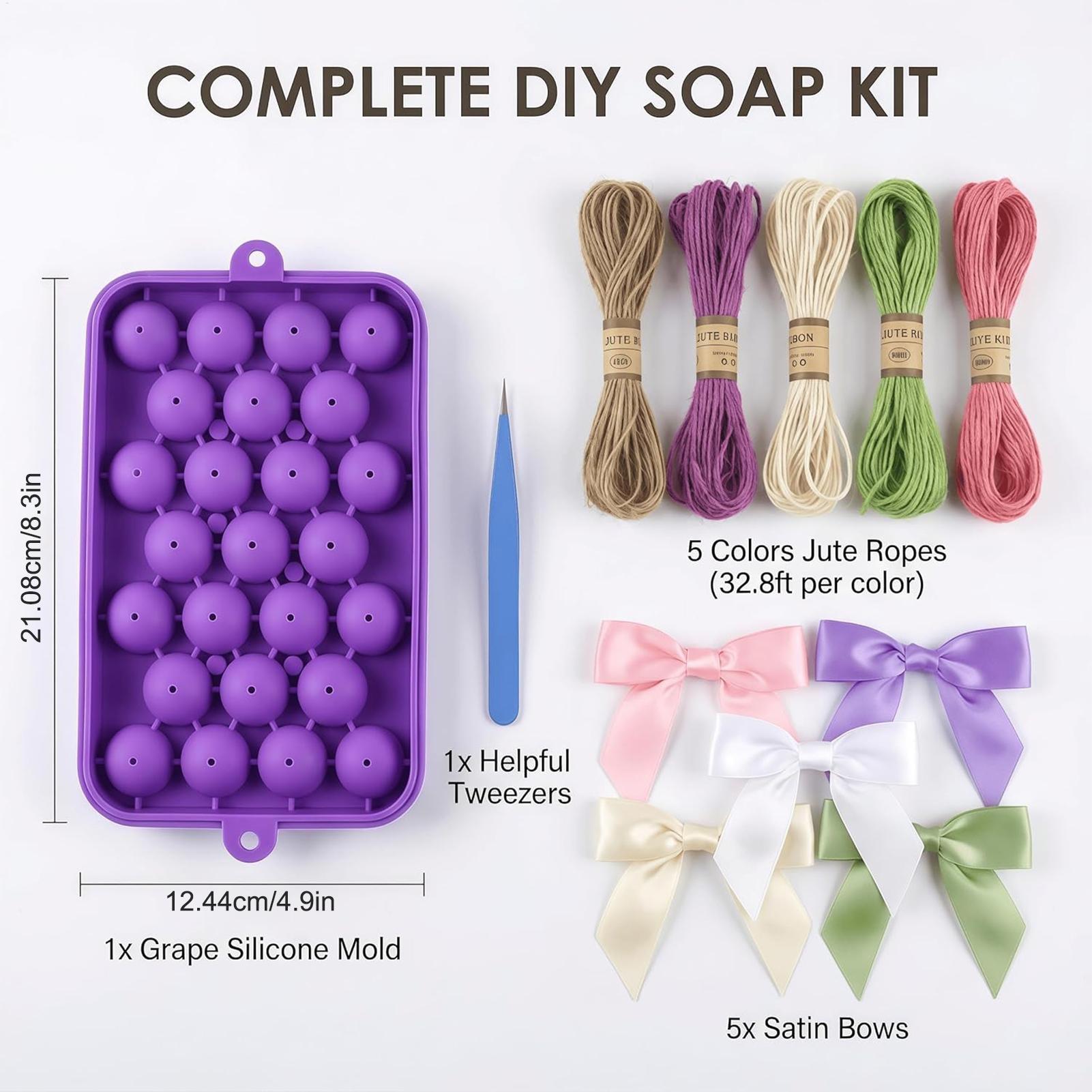 DIY Soap Making Kit Grape Soap - огляд і ціна Soap Making Home