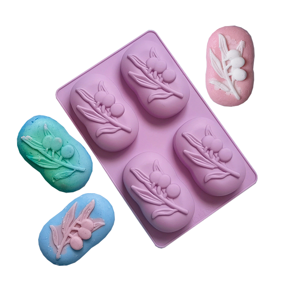 4 Cavities Oval Olive Tree Sil - огляд і ціна Soap Making Things