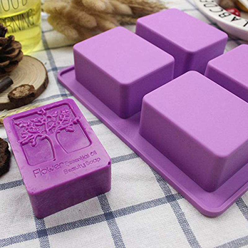 Rectangle Life Tree Silicone S - огляд і ціна Soap Making Things