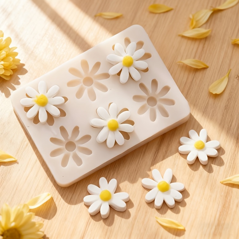 1pc 3D Daisy Sunflower Silicon - огляд і ціна Soap Making Lye