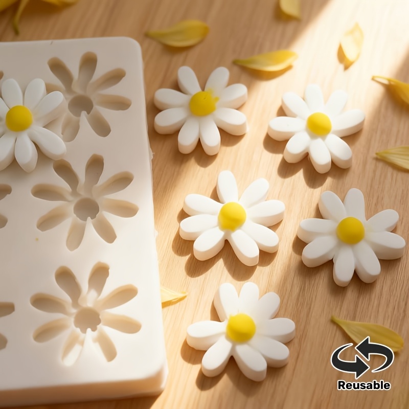 1pc 3D Daisy Sunflower Silicon - огляд і ціна Soap Making Lye