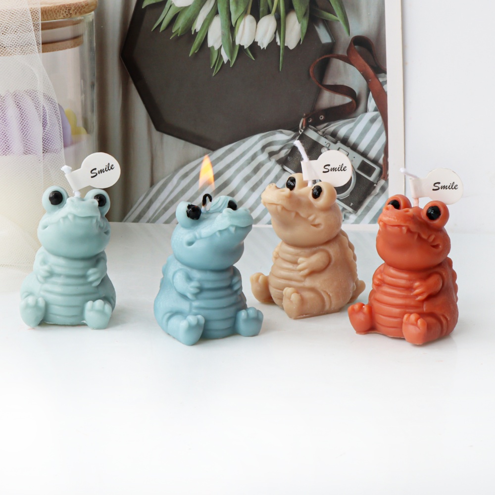 3D Cute Crocodile Candle Silic - огляд і ціна Soap Making Home