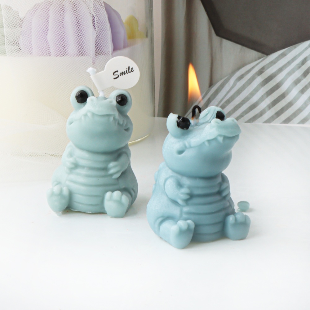 3D Cute Crocodile Candle Silic - огляд і ціна Soap Making Home