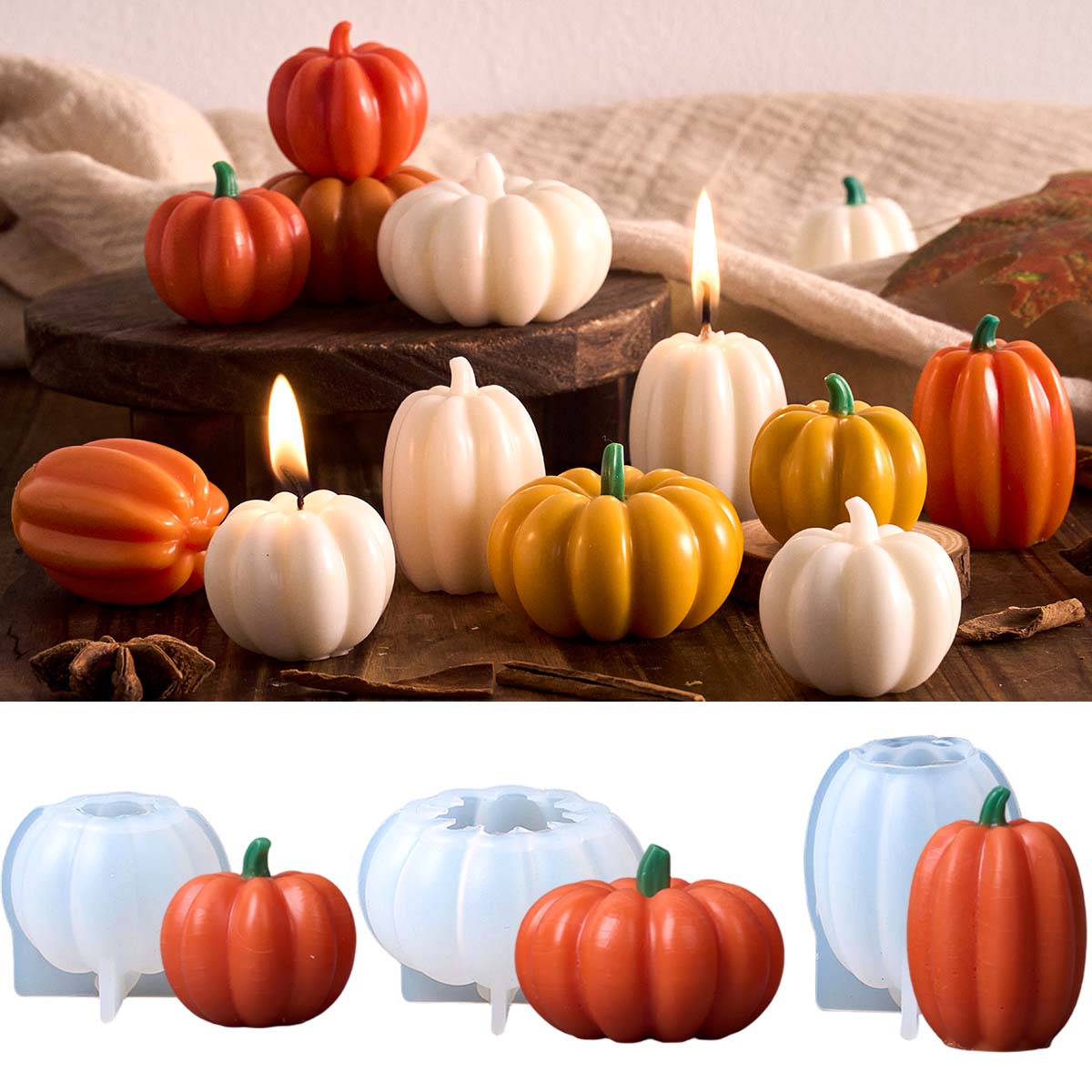 Halloween Pumpkin Silicone Mol - огляд і ціна Soap Making Home