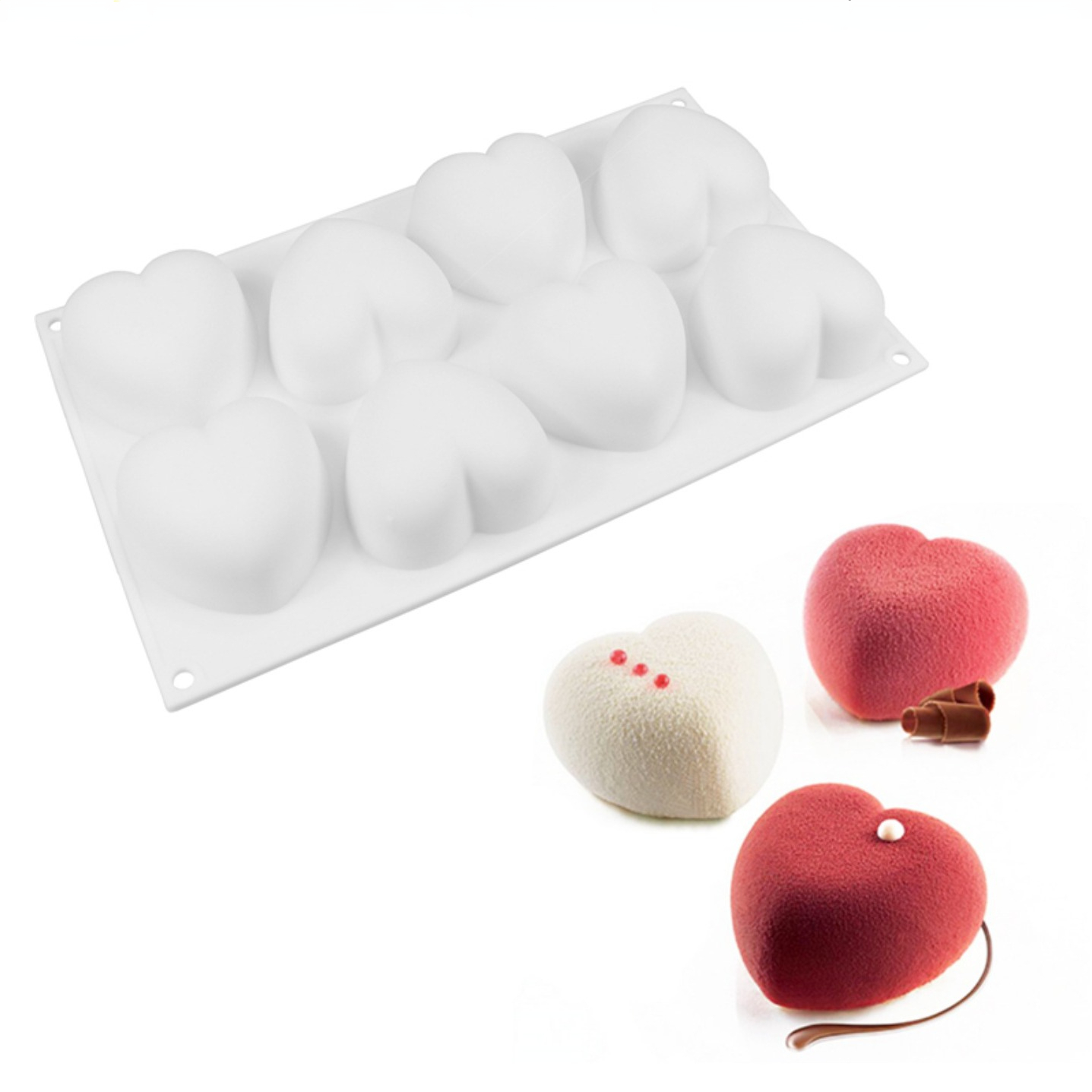 Love Heart Silicone Soap Mold  - огляд і ціна Soap Making Things