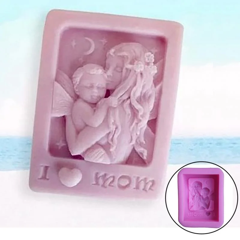 1Pc Mother Holding Baby Love M - огляд і ціна Soap Making Lye