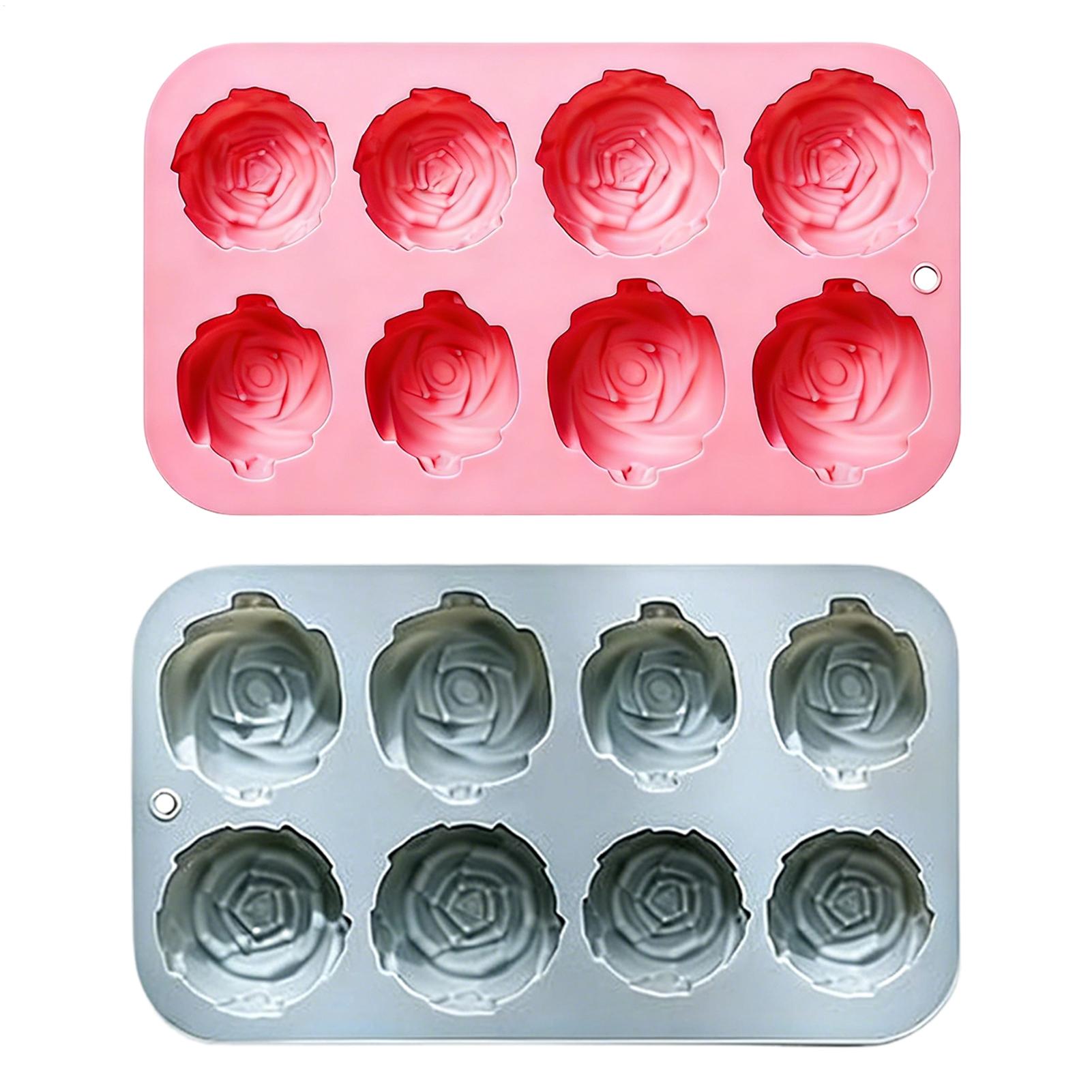 8 Holes Rose Flower Silicone M - огляд і ціна Soap Making Home