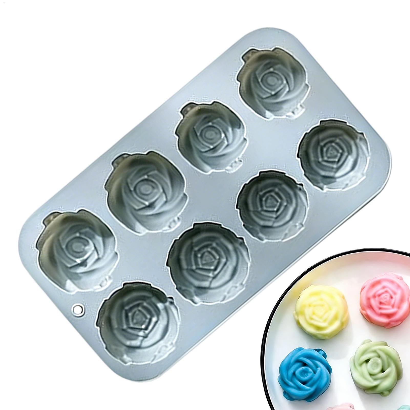 8 Holes Rose Flower Silicone M - огляд і ціна Soap Making Home