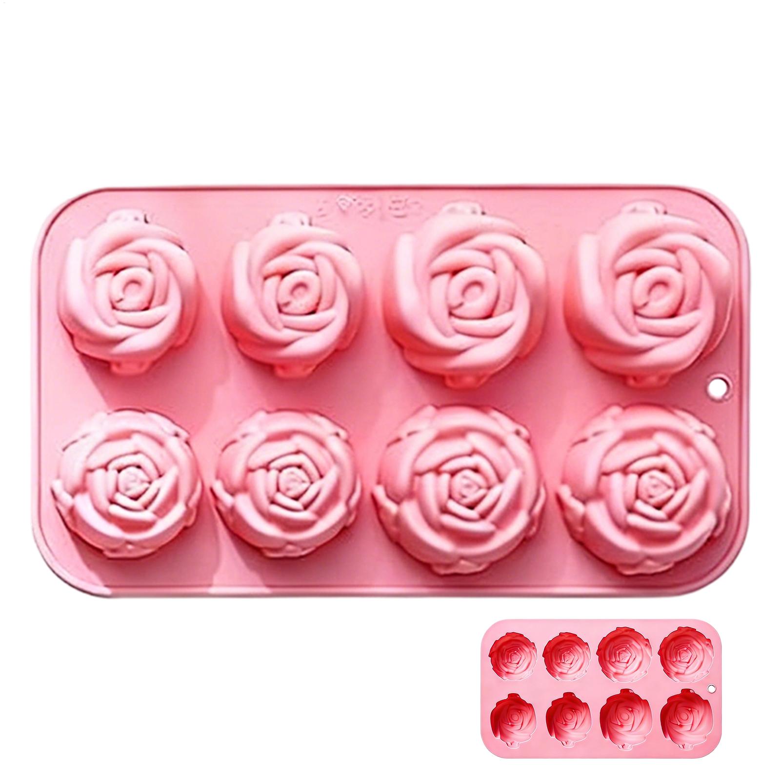 8 Holes Rose Flower Silicone M - огляд і ціна Soap Making Home