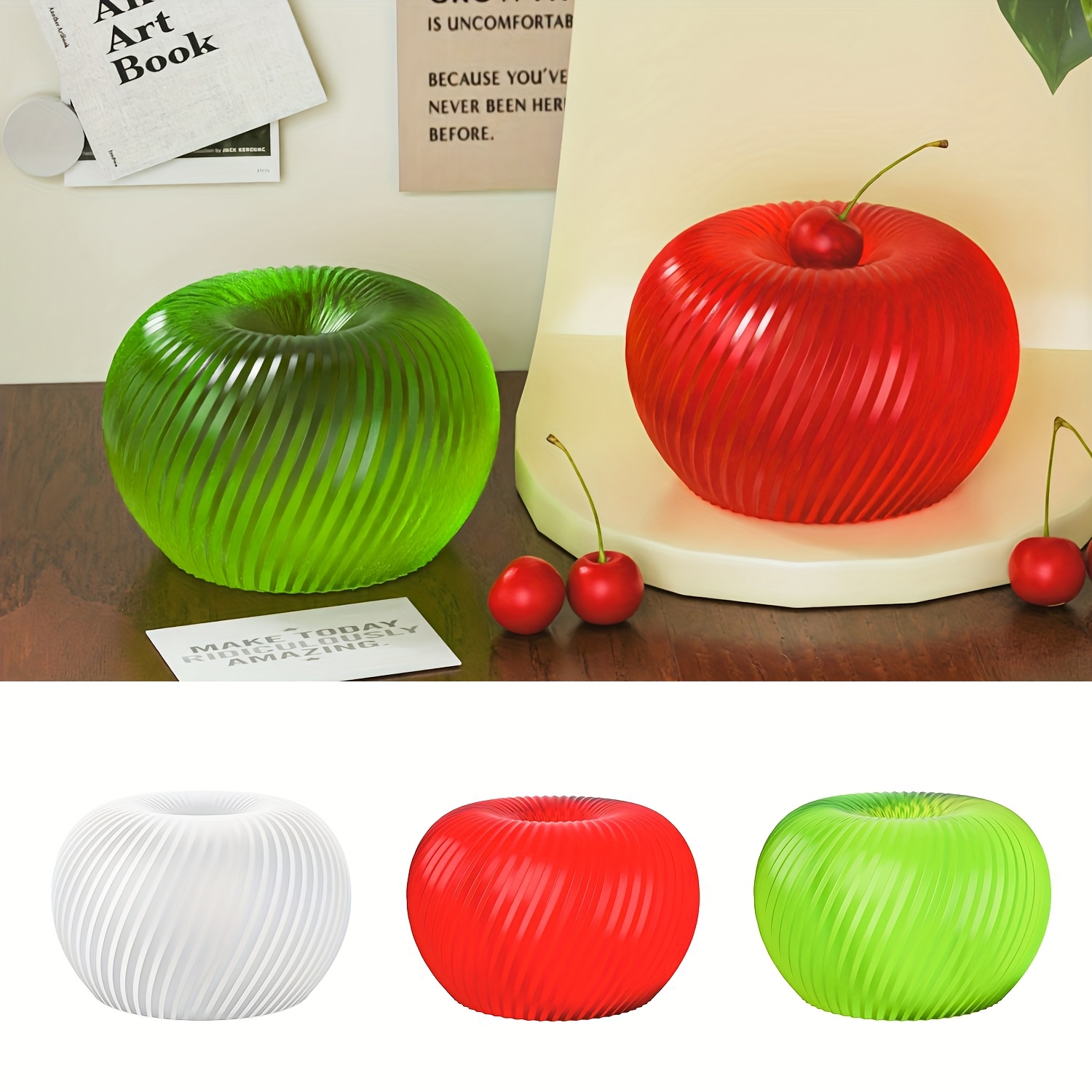 A trendy red apple silicone mo - огляд і ціна Soap Making Instructions