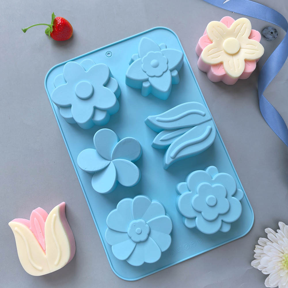 kinds Flower Silicone Molds Di - огляд і ціна Soap Making Instructions