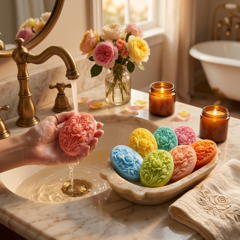 4 Silicone mold with flower sh - огляд і ціна Soap Making Instructions