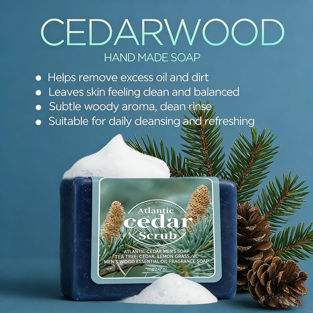 Men's Cedar Essential Oil Soap - огляд і ціна Soap Making Fragrance Oil