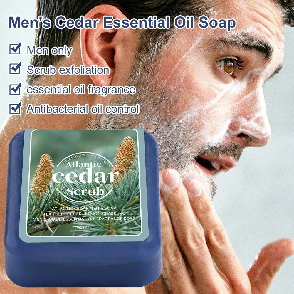 Men's Cedar Essential Oil Soap - огляд і ціна Soap Making Fragrance Oil