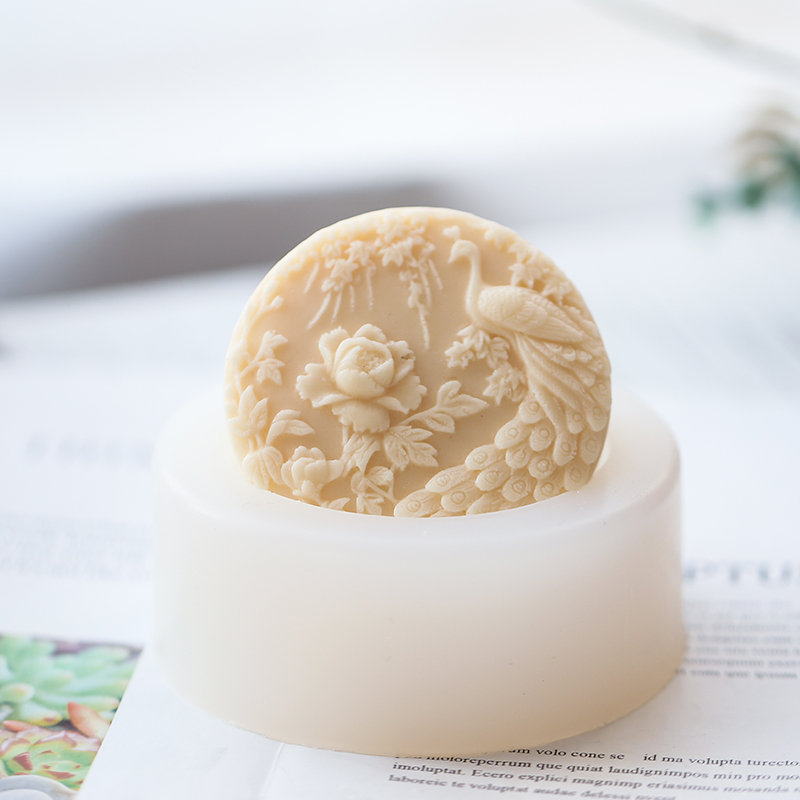 Peacock Flower Pattern Silicon - огляд і ціна Soap Making Things