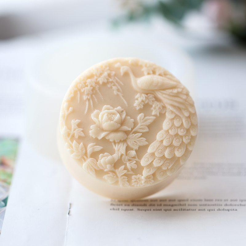 Peacock Flower Pattern Silicon - огляд і ціна Soap Making Things