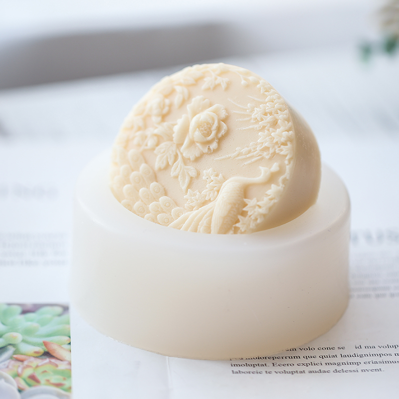Peacock Flower Pattern Silicon - огляд і ціна Soap Making Things