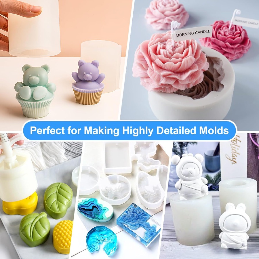 Silicone Mold Making Kit, 38.8 - огляд і ціна Soap Making Instructions