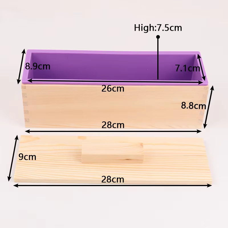 1200ml Rectangle Silicone Soap - огляд і ціна Soap Making Lye